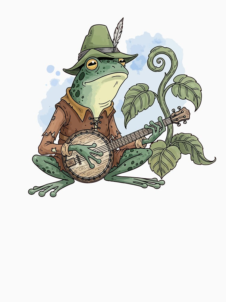Cottagecore Banjo Frog Music by StudioJohan