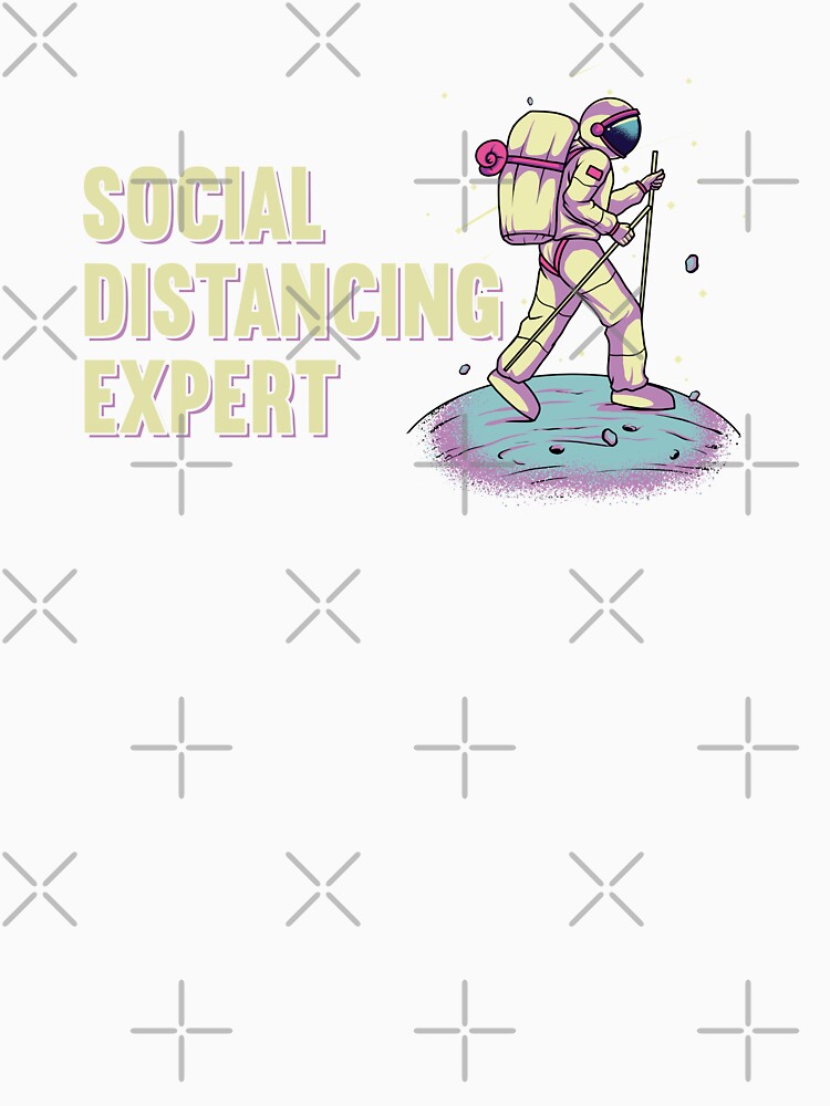 Social Distancing Expert Hiking Astronaut Spaceman by anziehend