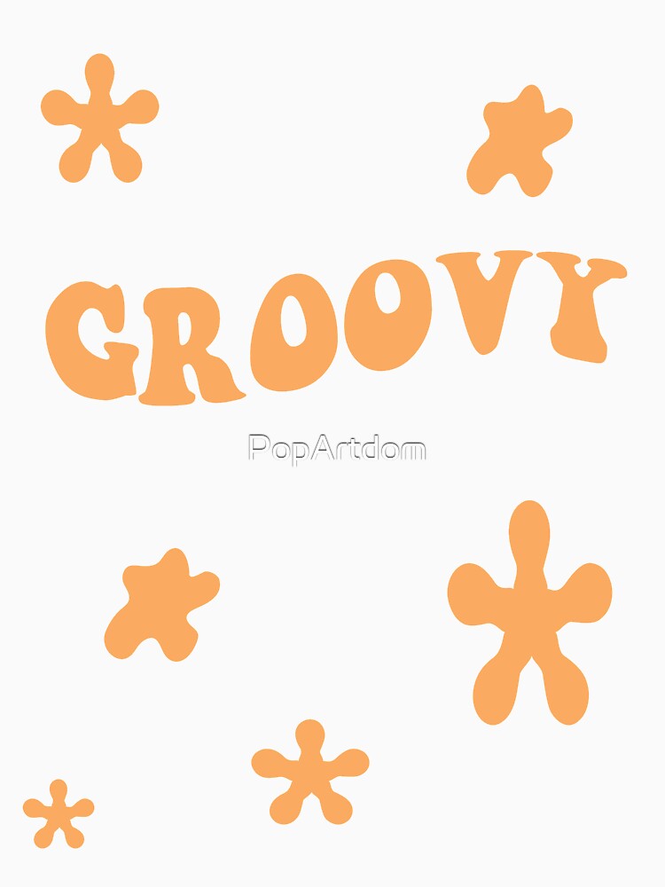 Groovy 60s Orange by PopArtdom