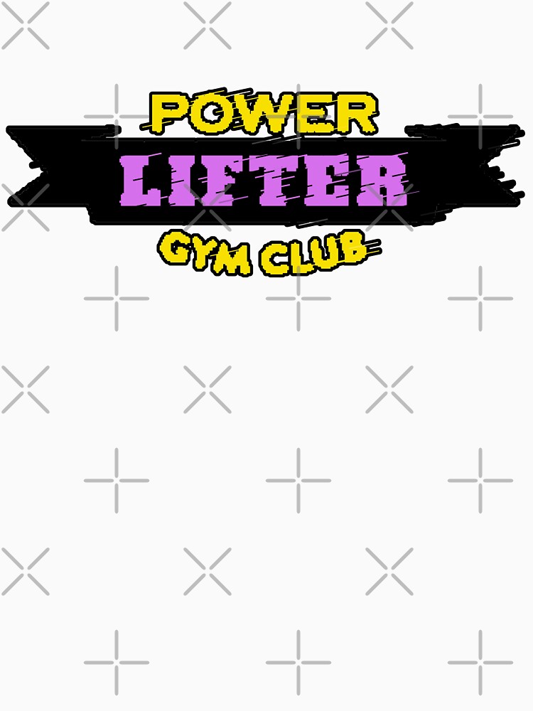 Power Lifter Gym Club Retro Workout Motivational Gym Shirt by AstronautMerch