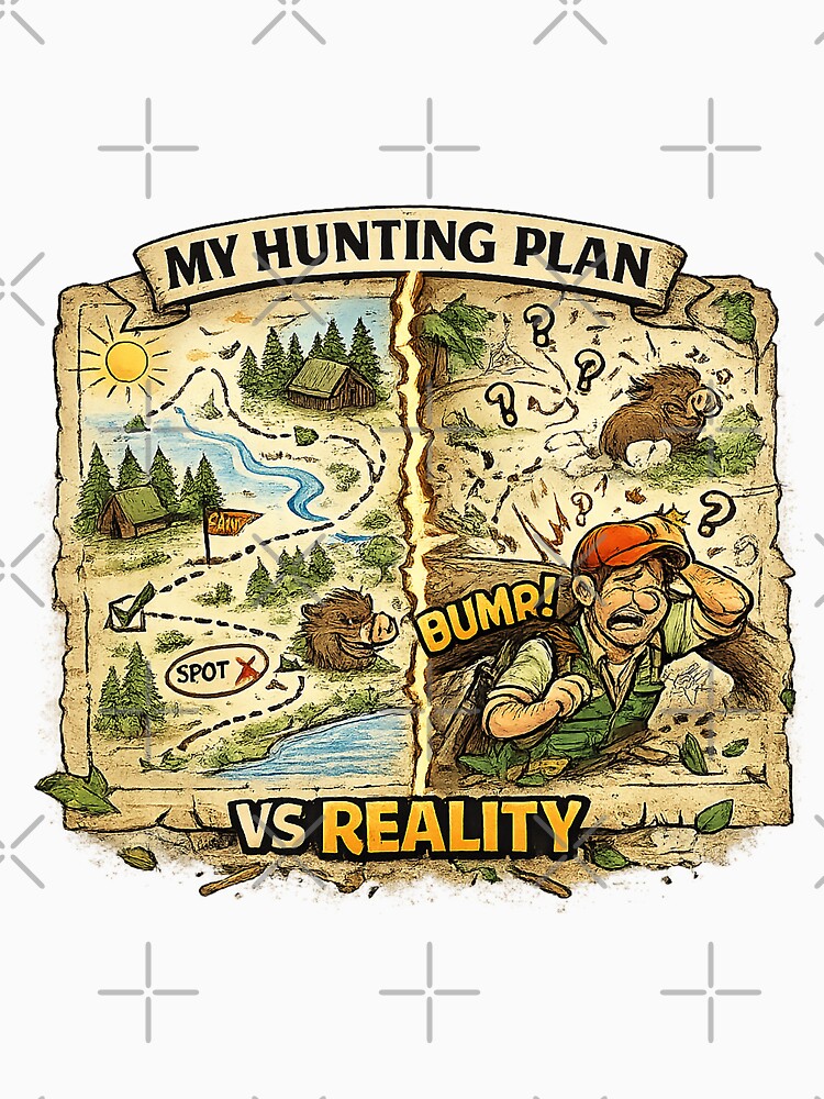 My Hunting Plan vs Reality - Funny Hunting Design by C6S5M