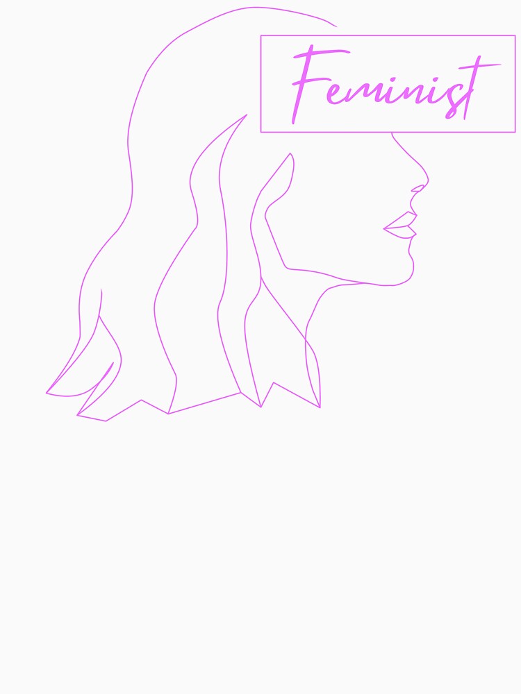 Feminist line art in Lilac by fjakaseason