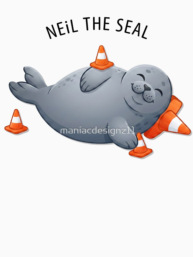 Cute neil the seal by maniacdesignz11