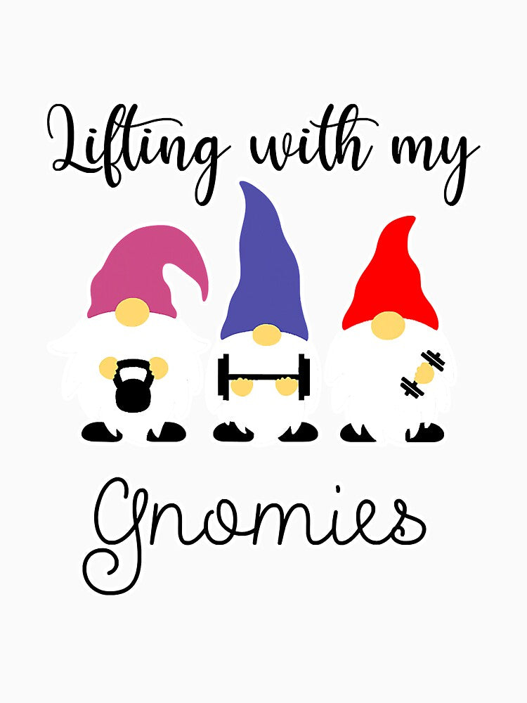 Lifting With My Gnomies Workout Gnomes by YesterDayCheck