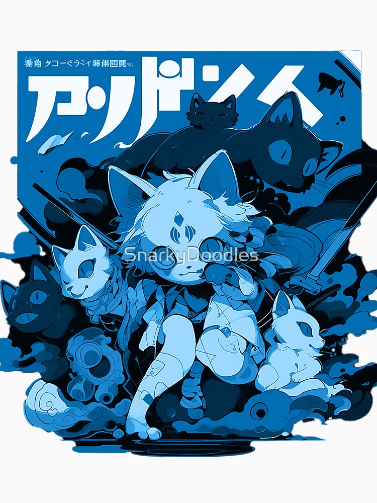 Hero Neko - Blue/Cerulean by SnarkyDoodles