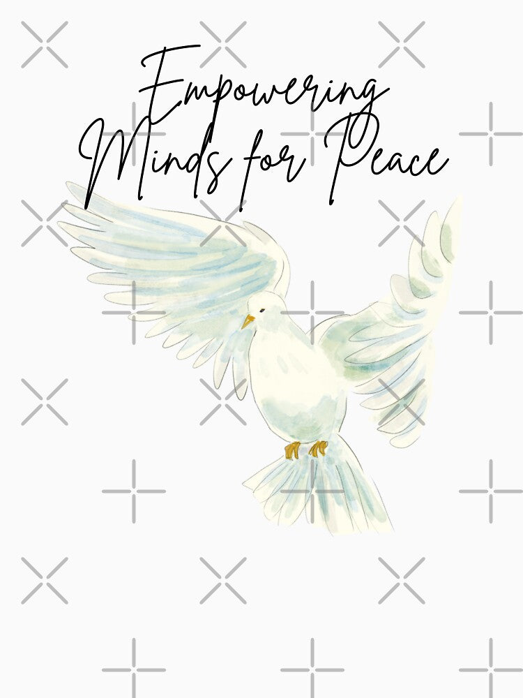 Empowering Minds for Peace Peace Building Positive Slogan Peace Building Positive Text by FemiBiutti