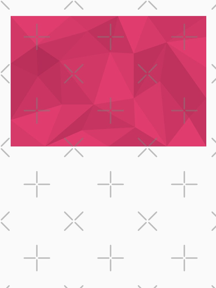 Pink, cool, unique, trendy, urban abstract triangular shapes by theendup