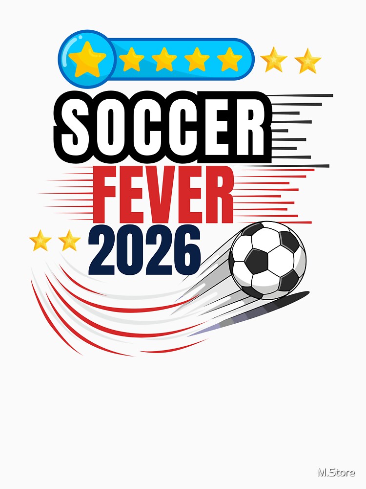 Soccer Fever 2026 USA Fan Shirt – American Football Vibes by M.Store Unisex , , , Long Sleeve Tee