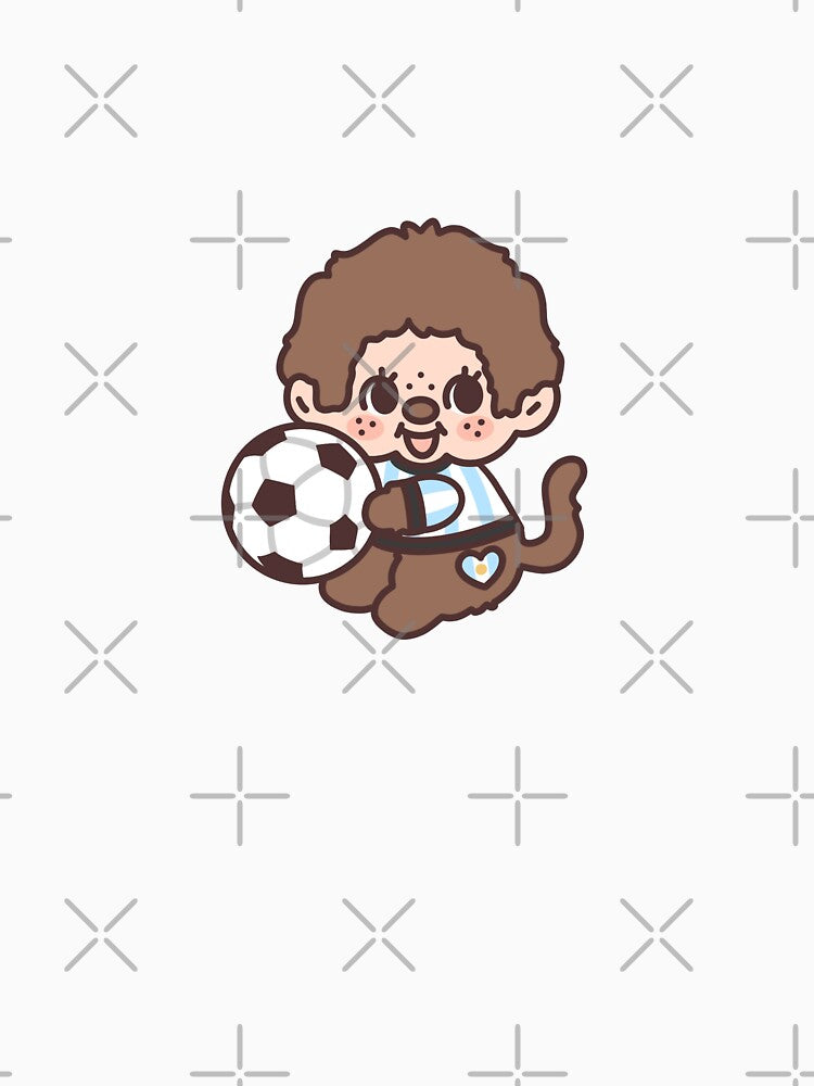 argentina monchhichi fan art by Monchi Studio Unisex , , , Long Sleeve Tee
