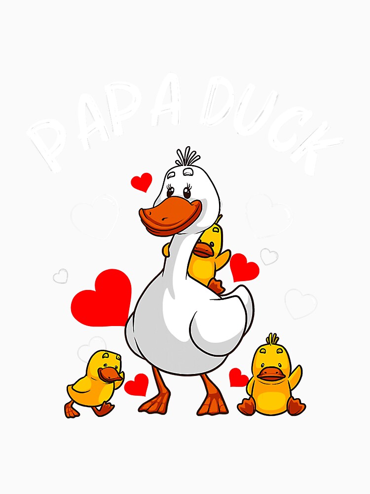Papa Duck Funny Duck Lover Dad Cool by unassertive19
