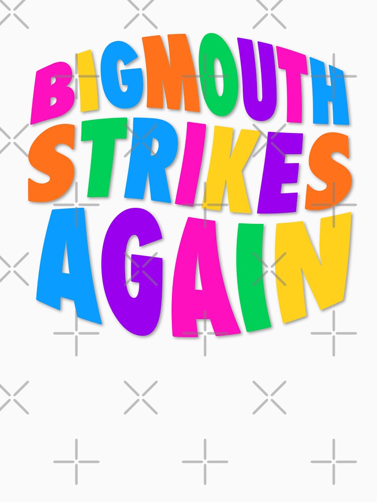 Bigmouth Strikes Again – Vibrant Retro Lettering (Colors) by didijuca
