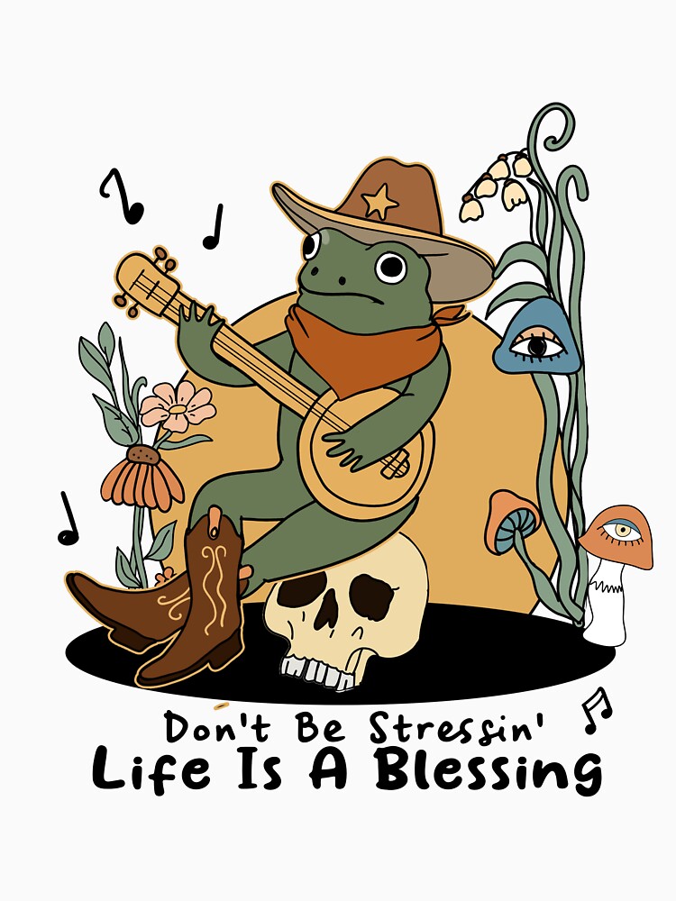 Banjo Frog - Don't Be Stressing Life Is A Blessing by DigitalByEb