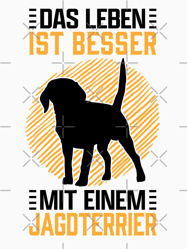 Life with German Jagdterrier hunting dog saying by madgrfx