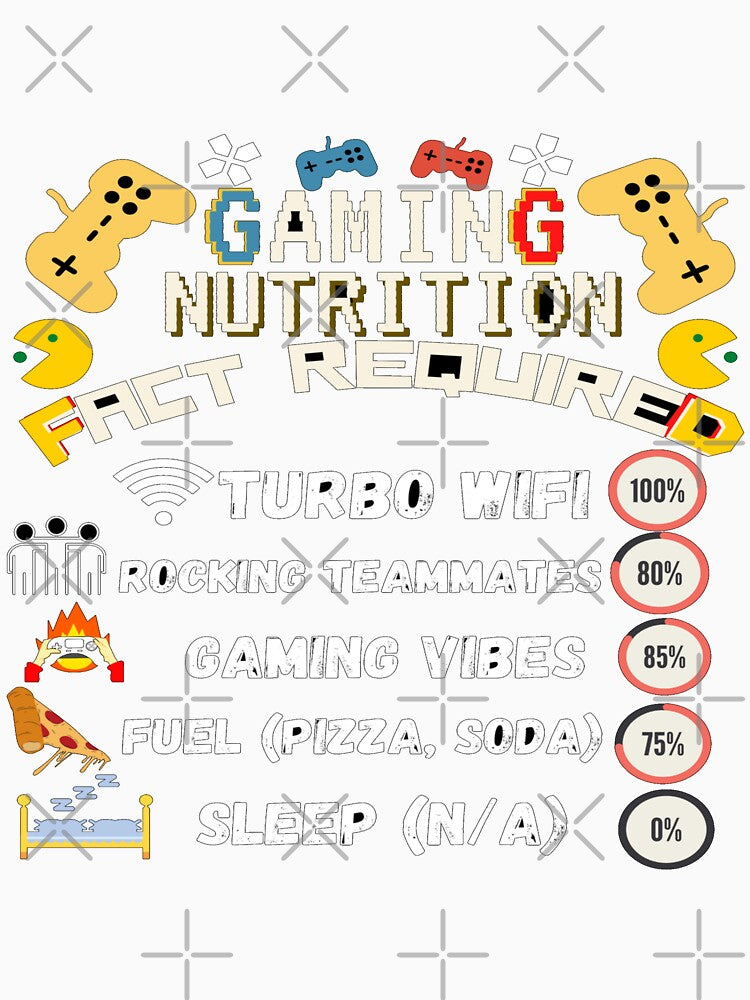 Gamer Nutrition Facts by mewsis