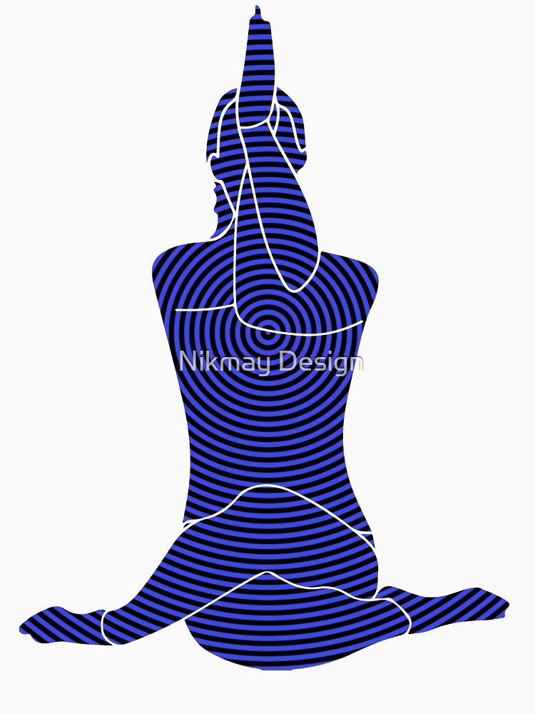 Yoga and meditation practice 1 by Nikmay Design