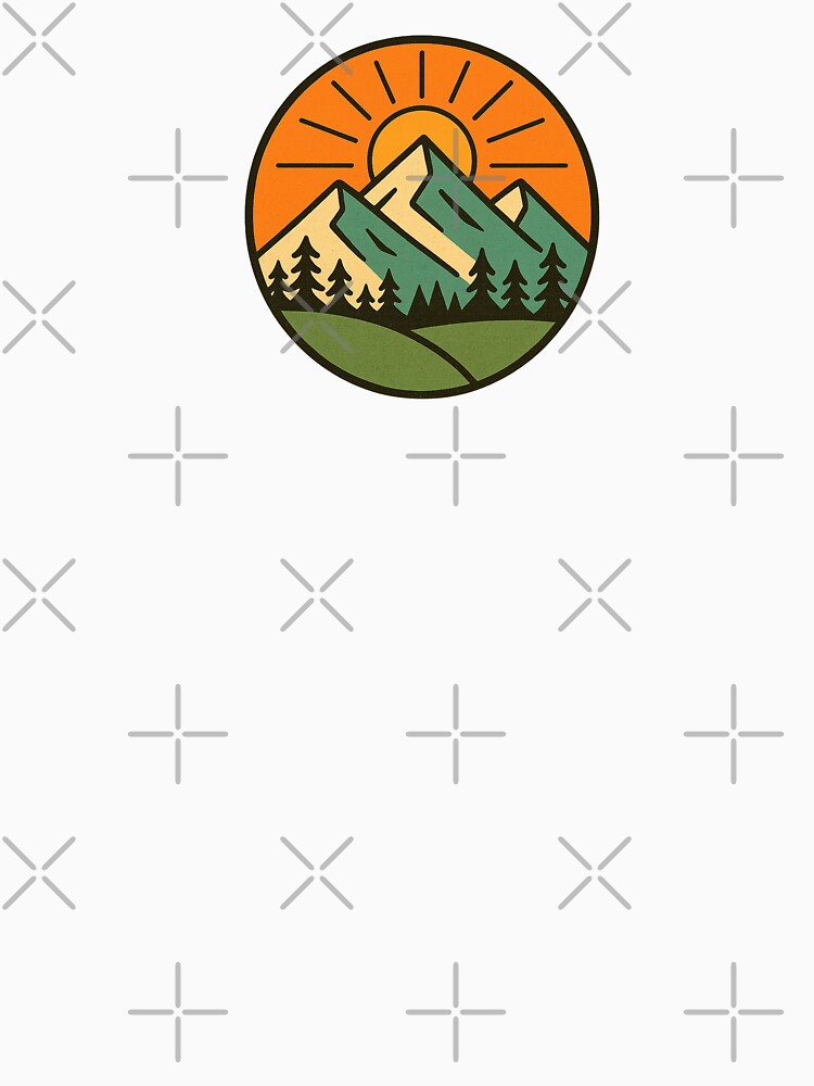 Mountain Adventure Badge – Minimalist Outdoor Design by OnPointOutfits