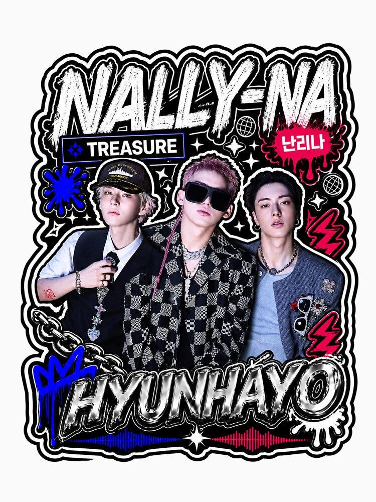 TREASURE NALLY-NA Group Luxury Kpop Tee Graphic Design by Valeree Store