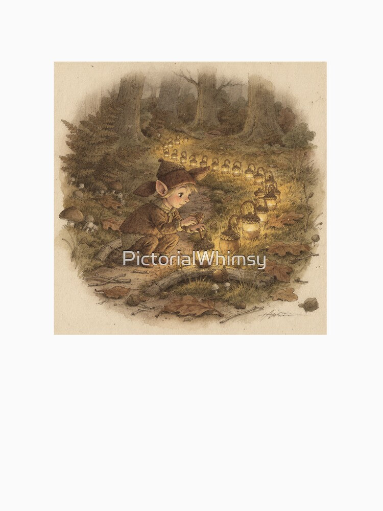 Acorn-Cap Sprite Lighting Dusk Lanterns by PictorialWhimsy