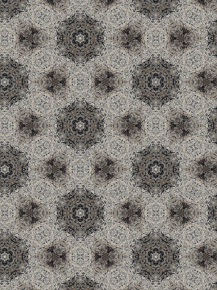 Mystical Earth Tone Mandala Geometric Tile Pattern by Sue Zipkin