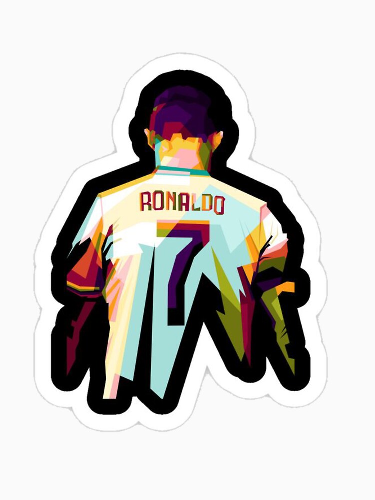 "Iconic Ronaldo Sticker: Celebrate the Legend" by FilipVrankovic Unisex , , , Long Sleeve Tee