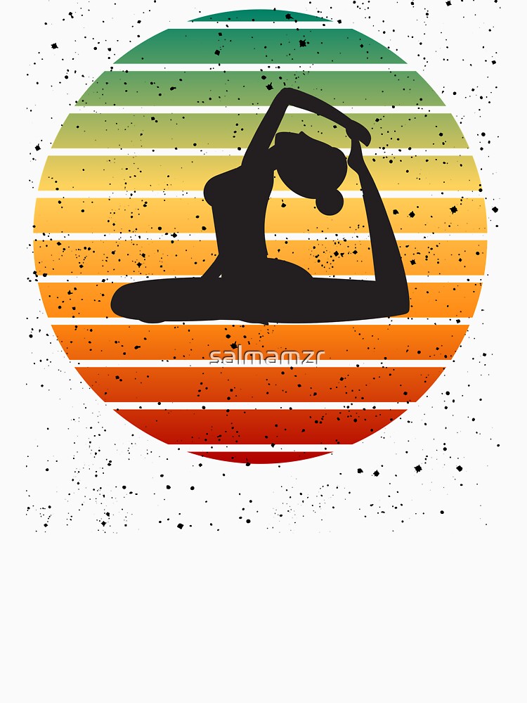 Retro Yoga , Yoga Gift by salmamzr