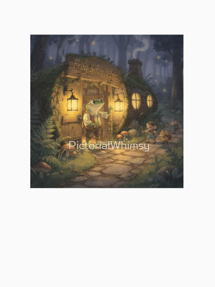 Frog Innkeeper of the Mossy Log Inn by PictorialWhimsy