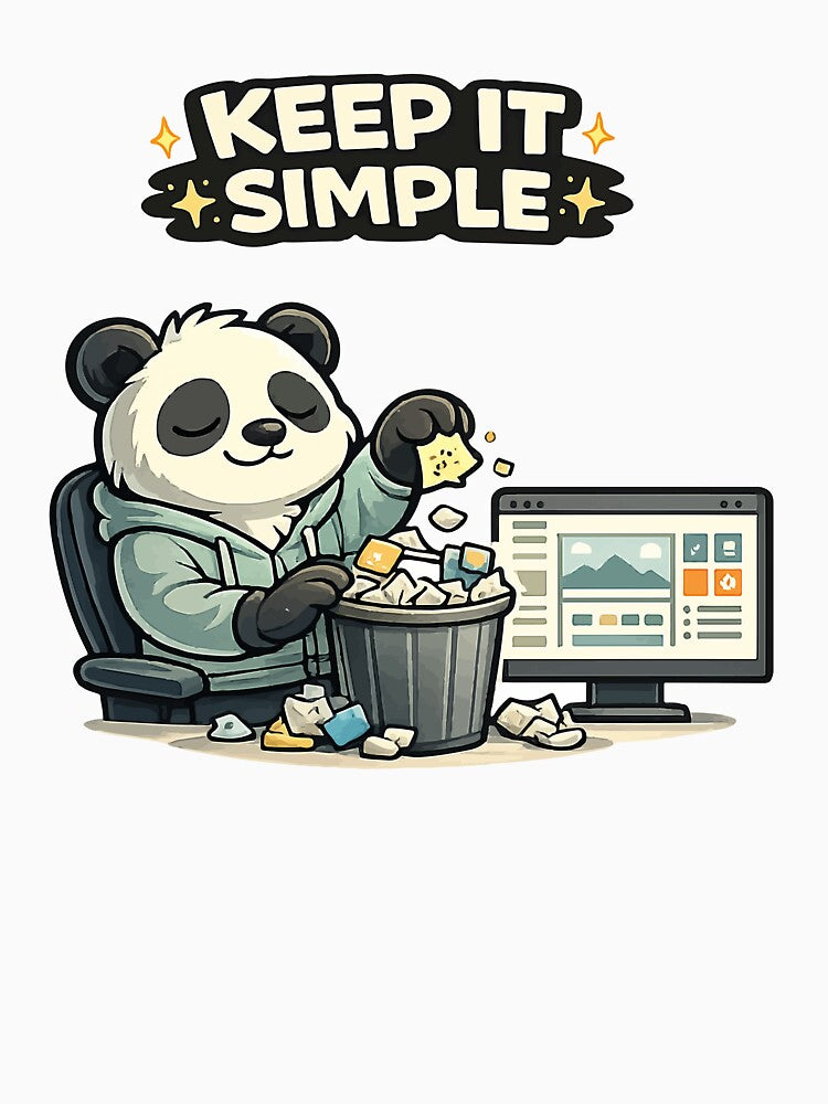 Keep It Simple Funny Graphic Designer by trendink77