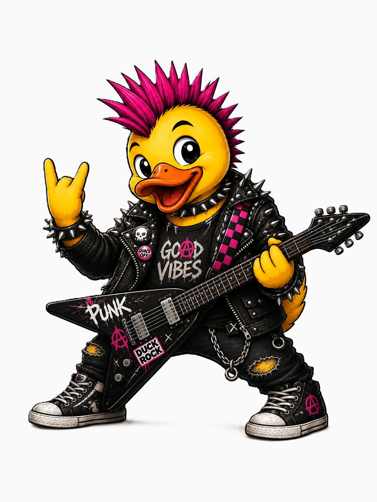 Punk Rocker Duck by Thor-stone