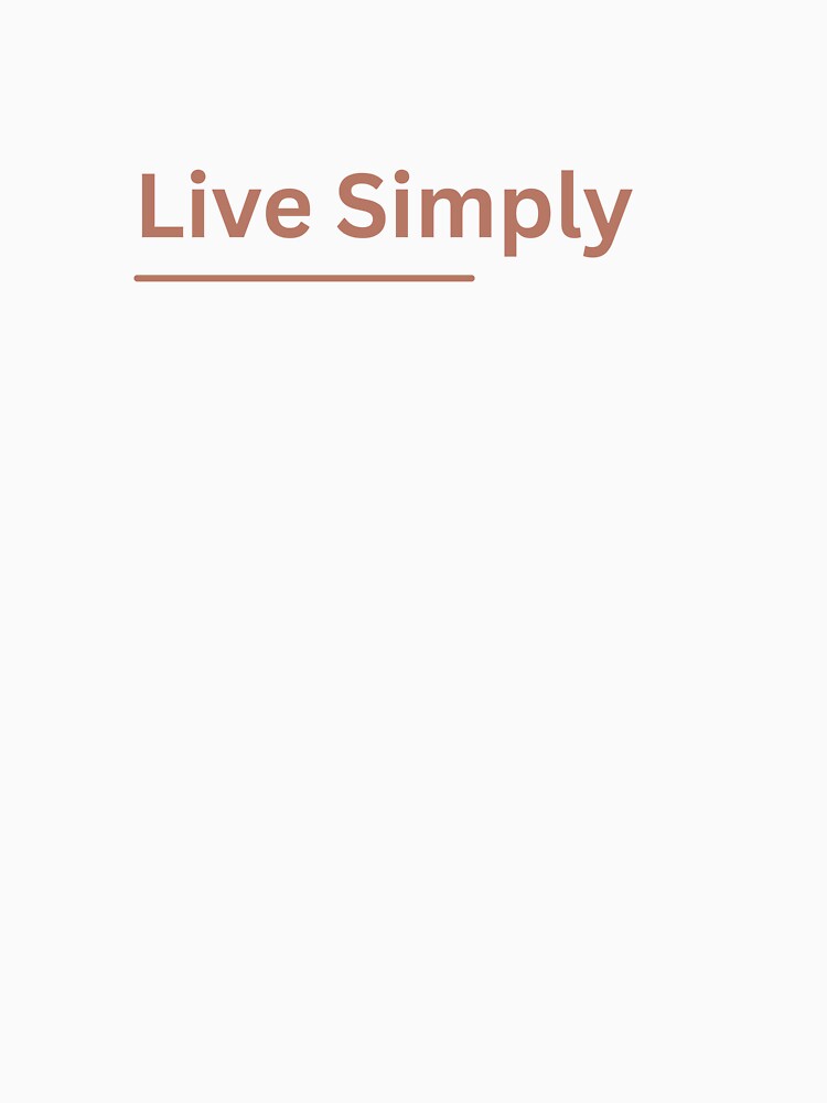 Live Simply by INK AND AURA