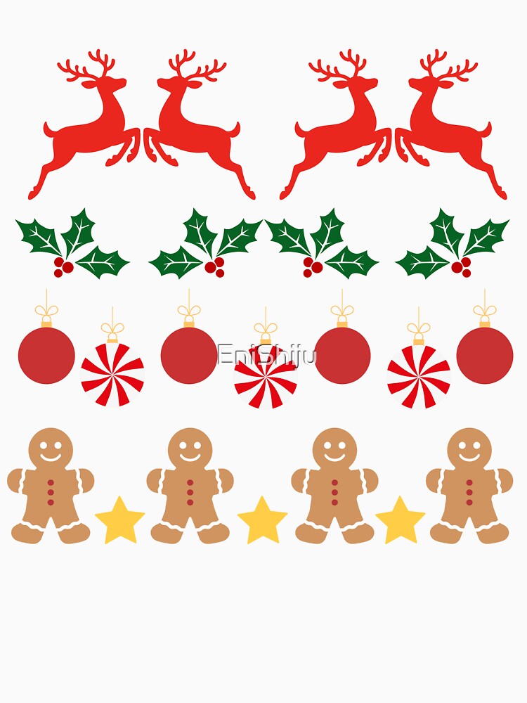Cute Traditionnal Festive Pattern by EniShiju
