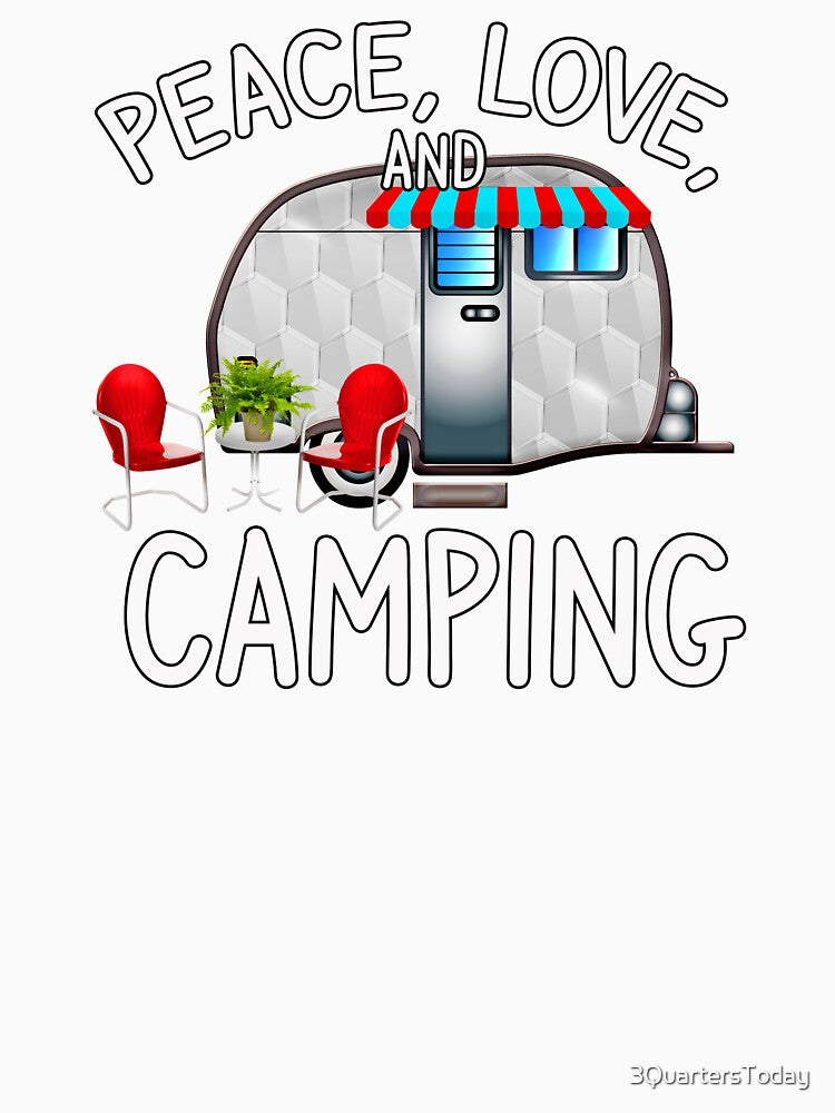 Peace, Love and Camping - Cool Camping Stuff by 3QuartersToday