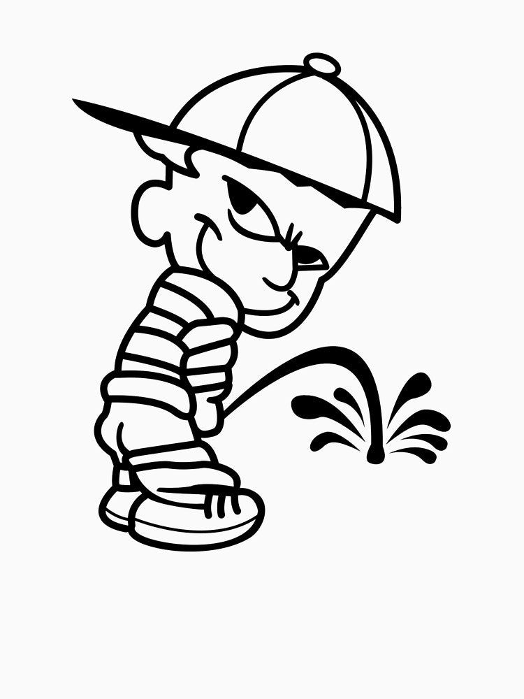 Boy Peeing Custom by trip of a lifestyle