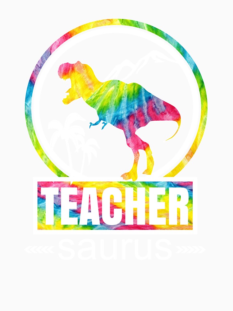 Teachersaurus Dinosaur Funny Teacher School Cute Design by Sapphire Star
