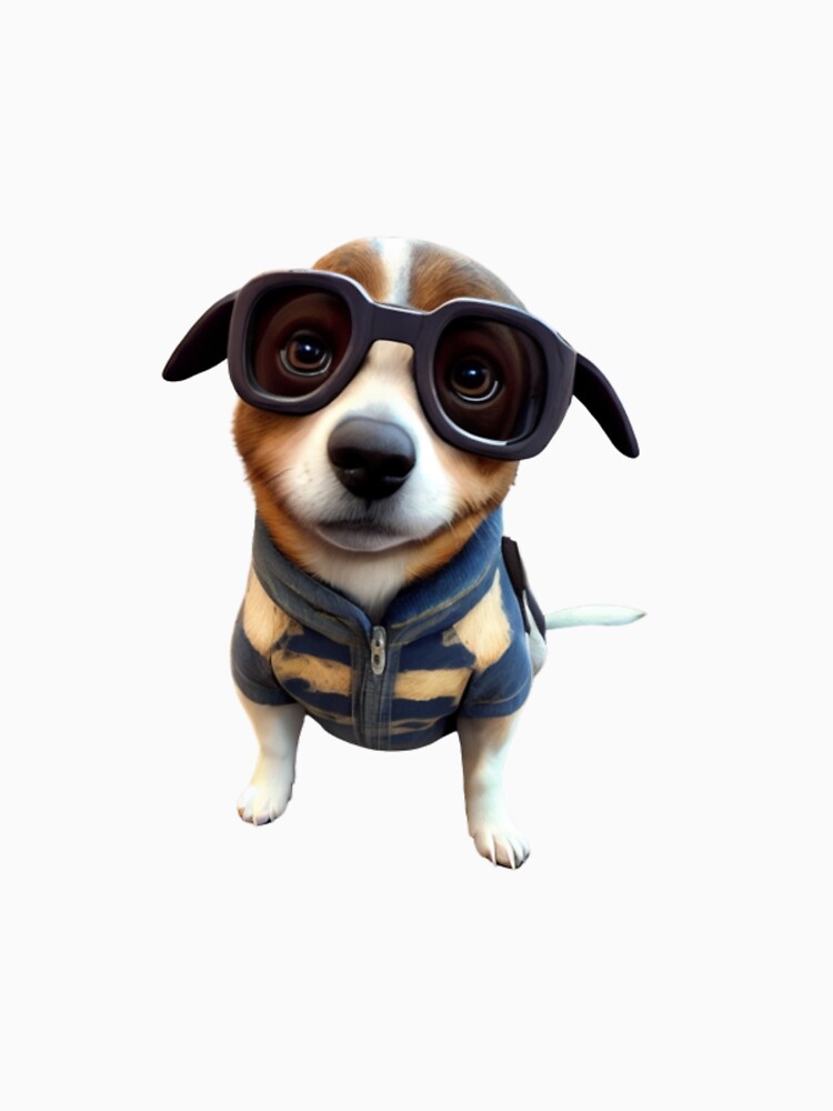 PUPPY WITH GLASSES by DogsLife81