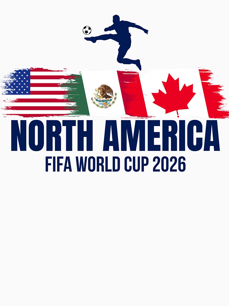 2026 North America Soccer World Tour - USA Mexico Canada by KristineKaren Unisex , , , Long Sleeve Tee
