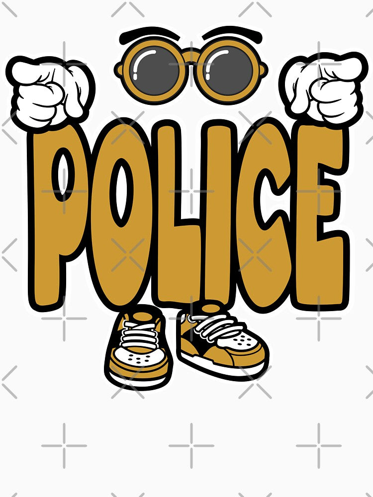 Police - PROFESSIONS typography Character Bold Funny by NFTWords