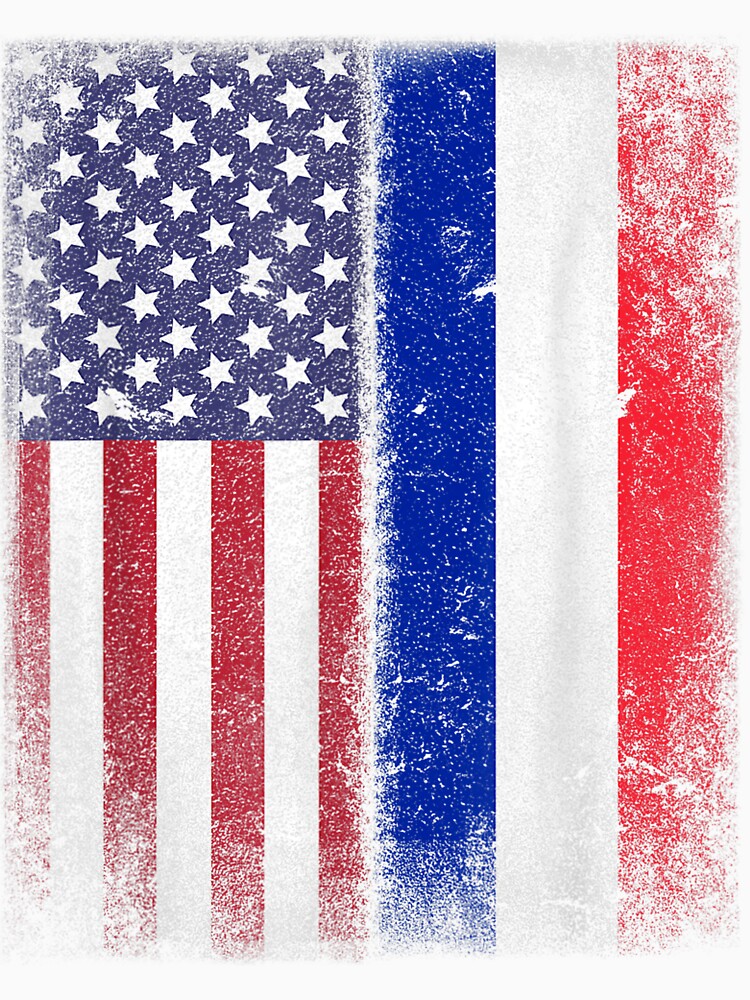 French American Flag France Usa by AmberMonger
