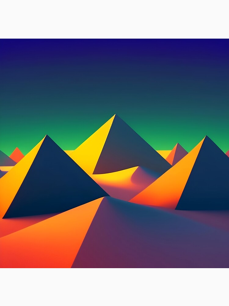 Dark minimalist moutain geometry - 10 by SpecialForceART