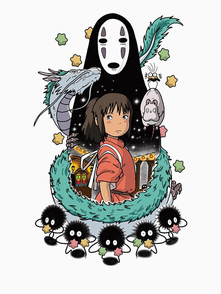 totoro spirited away, totoro spirited away by MikeHarperks