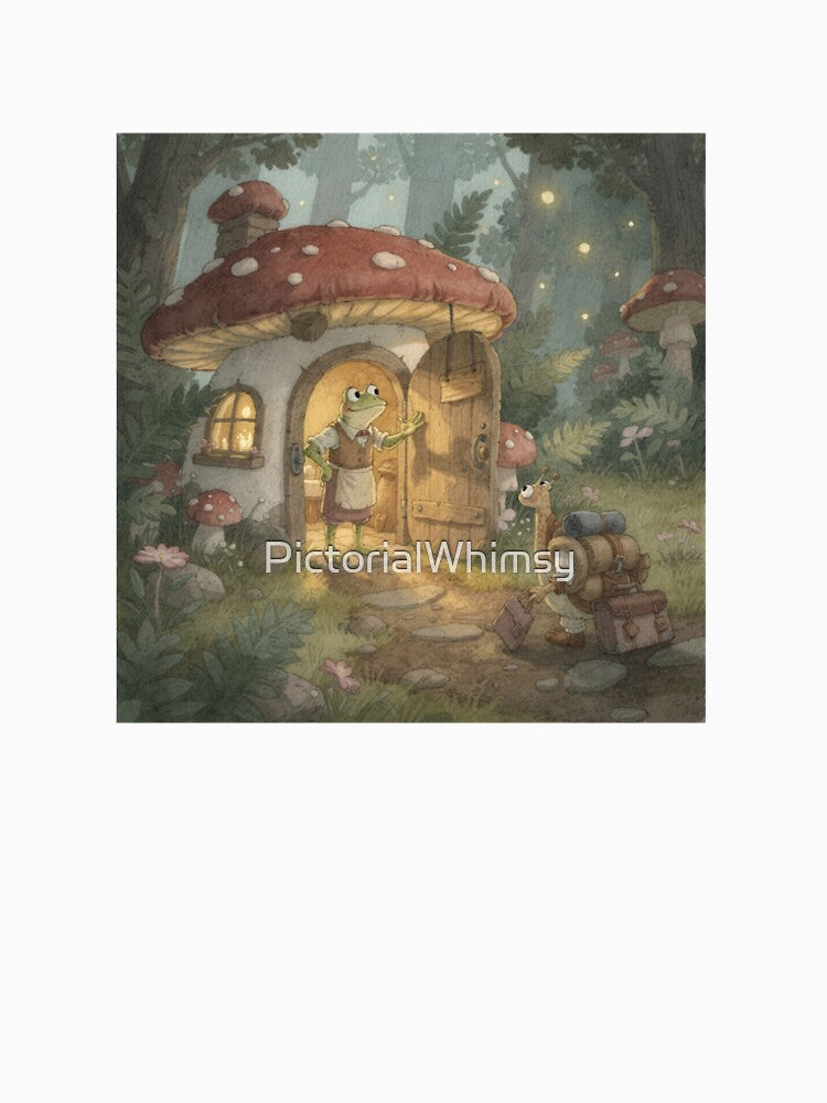 Frog Innkeeper and the Snail Guest by PictorialWhimsy