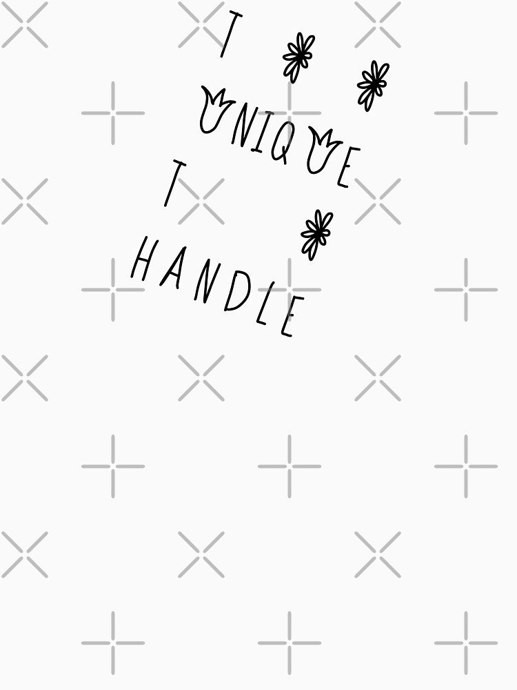 Too Unique to Handle – Bold Modern Statement, Unique by villacreativa