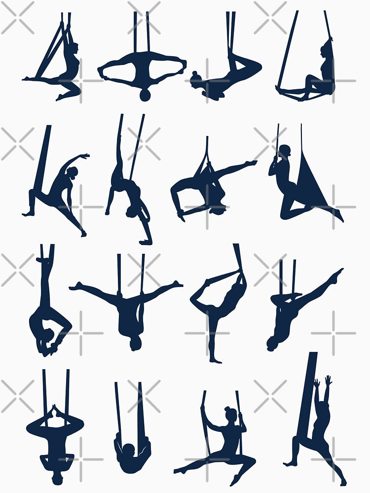 Aerial Yoga Poses by trendingatees