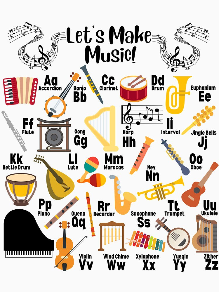 Let's Make Music Music Alphabet Teacher ABC by BeckySageLife