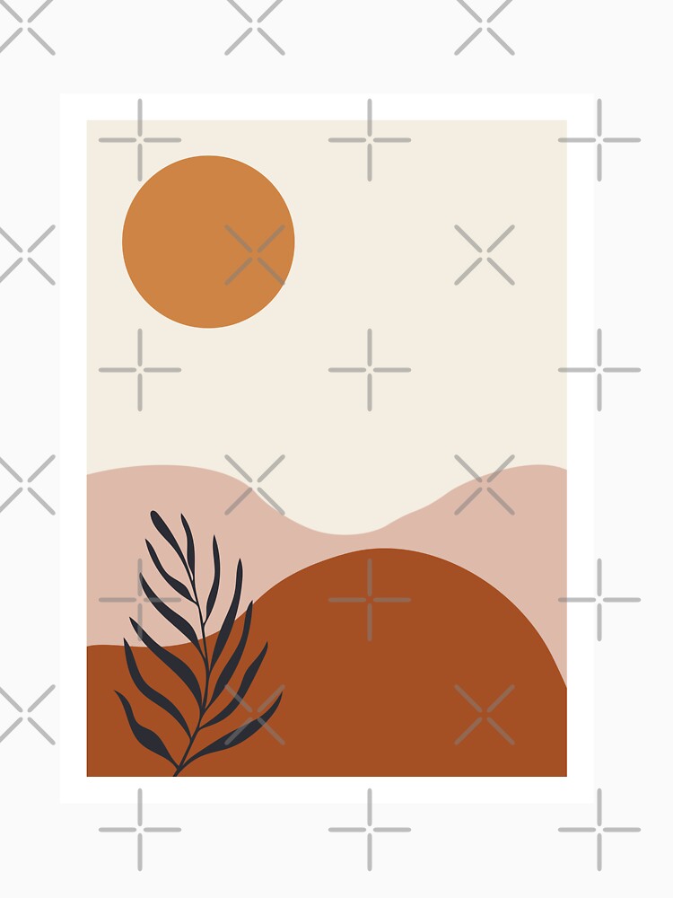 Boho Desert Sunset - Modern Bohemian by mauraurus