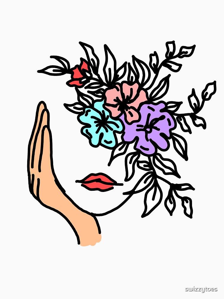 Floral Lady by swizzytoes