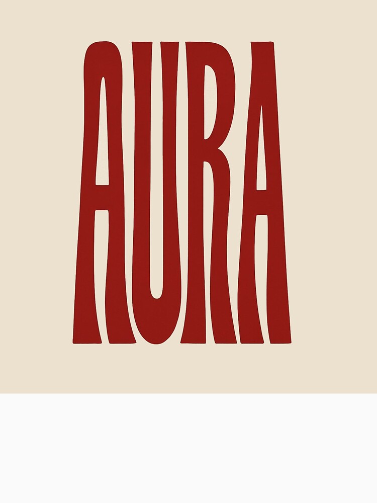 Aura Bold Typography Art by Regal-Elegances