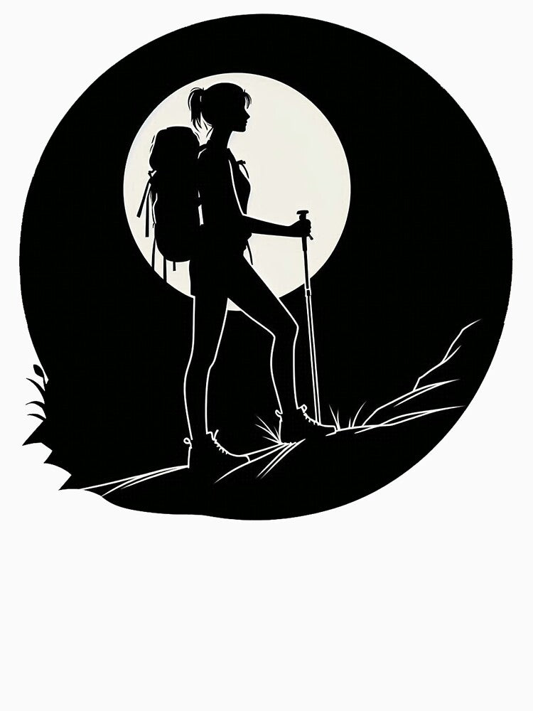 Into The Wild Moonlight - Womens Tee. by PeaktoPrint