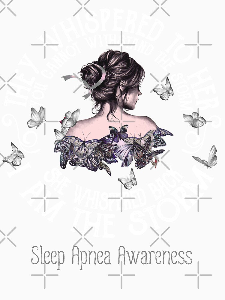 Women Sleep Apnea Warrior I Am The Storm by Grooffos