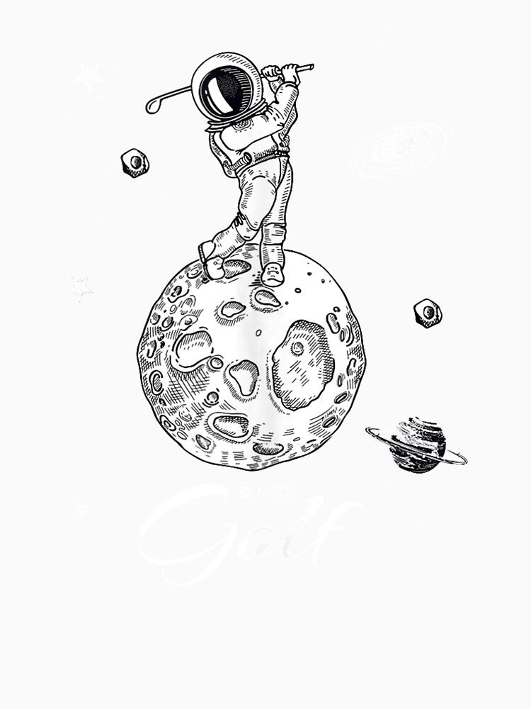 Cool Astronaut Novelty Play Golf Graphic Tees & Cool Designs Tank Top by AdonisShop