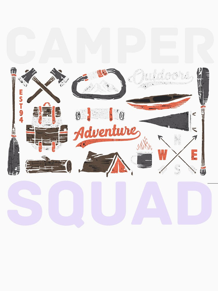Camper Squad Wild Life Camping by ThaphadaArtGall